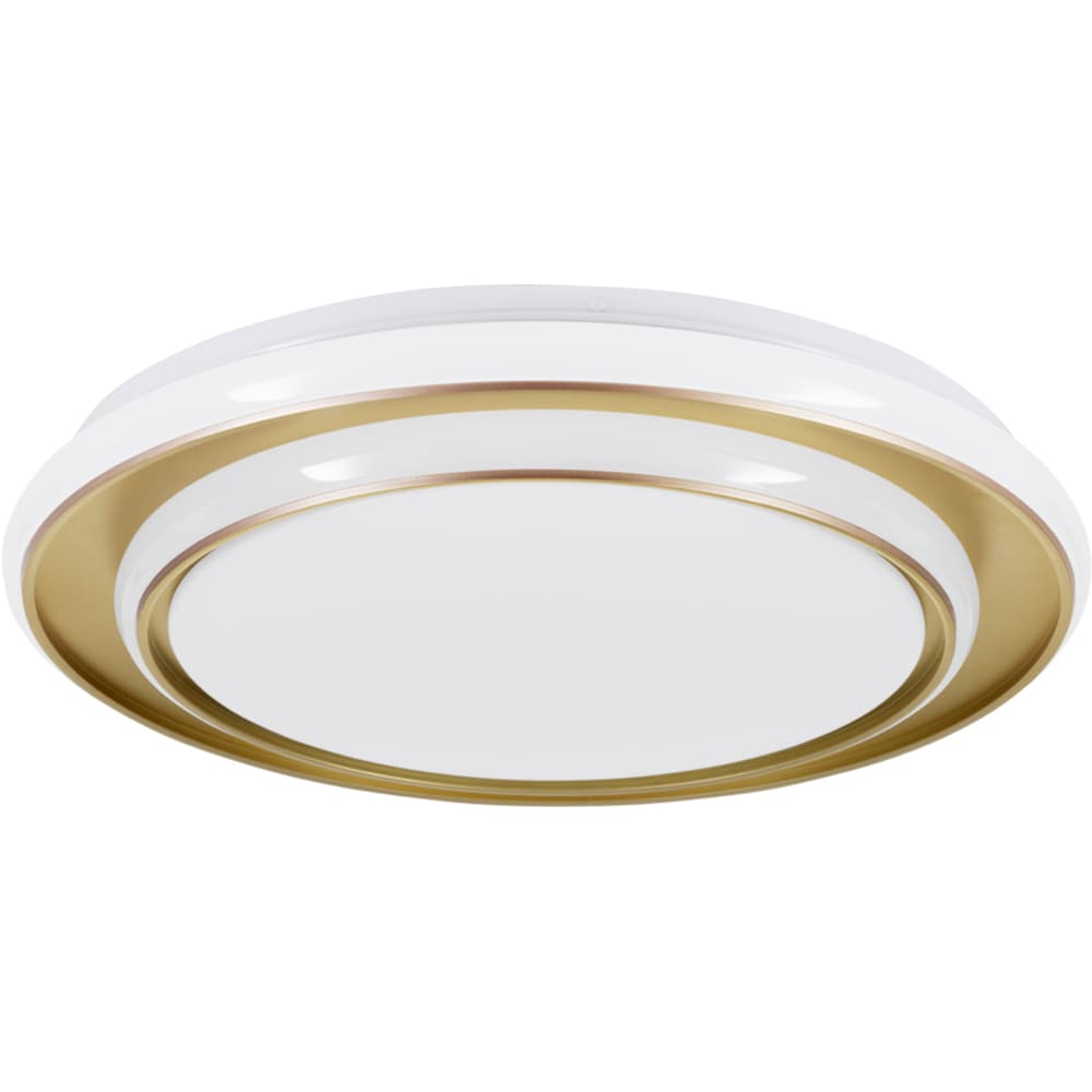 Plafoniera Led EGLO Moschetta, 24W, 2650lm, lumina variabila, IP20, auriu-alb