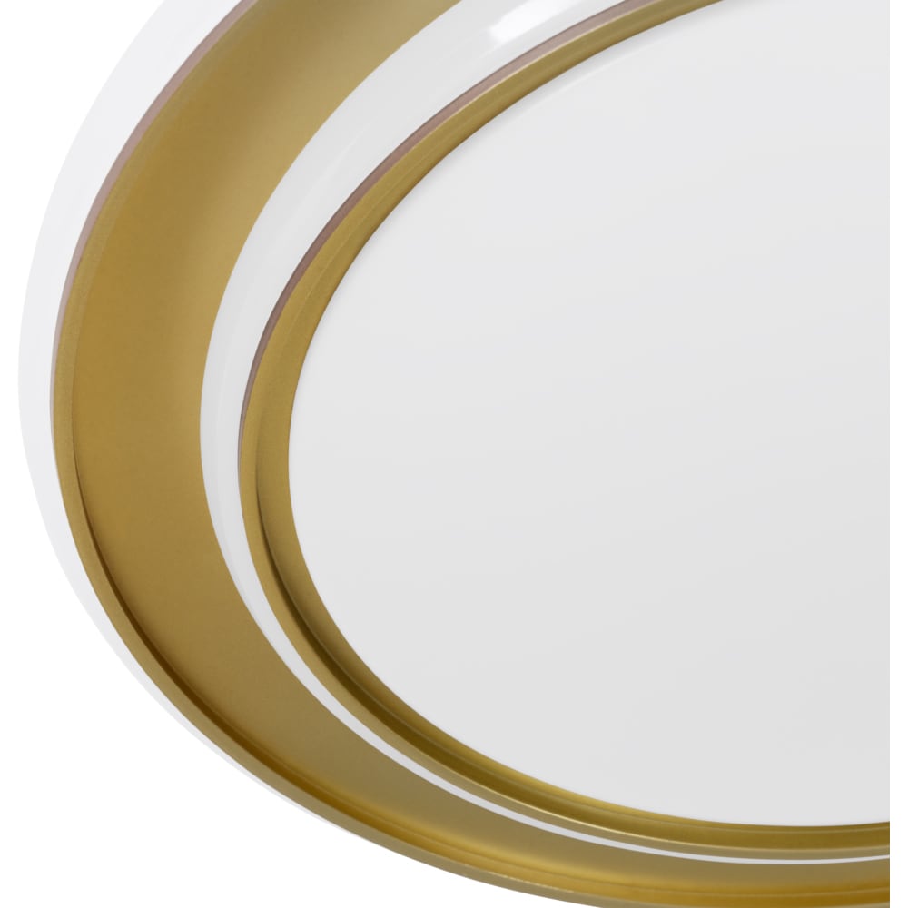 Plafoniera Led EGLO Moschetta, 24W, 2650lm, lumina variabila, IP20, auriu-alb