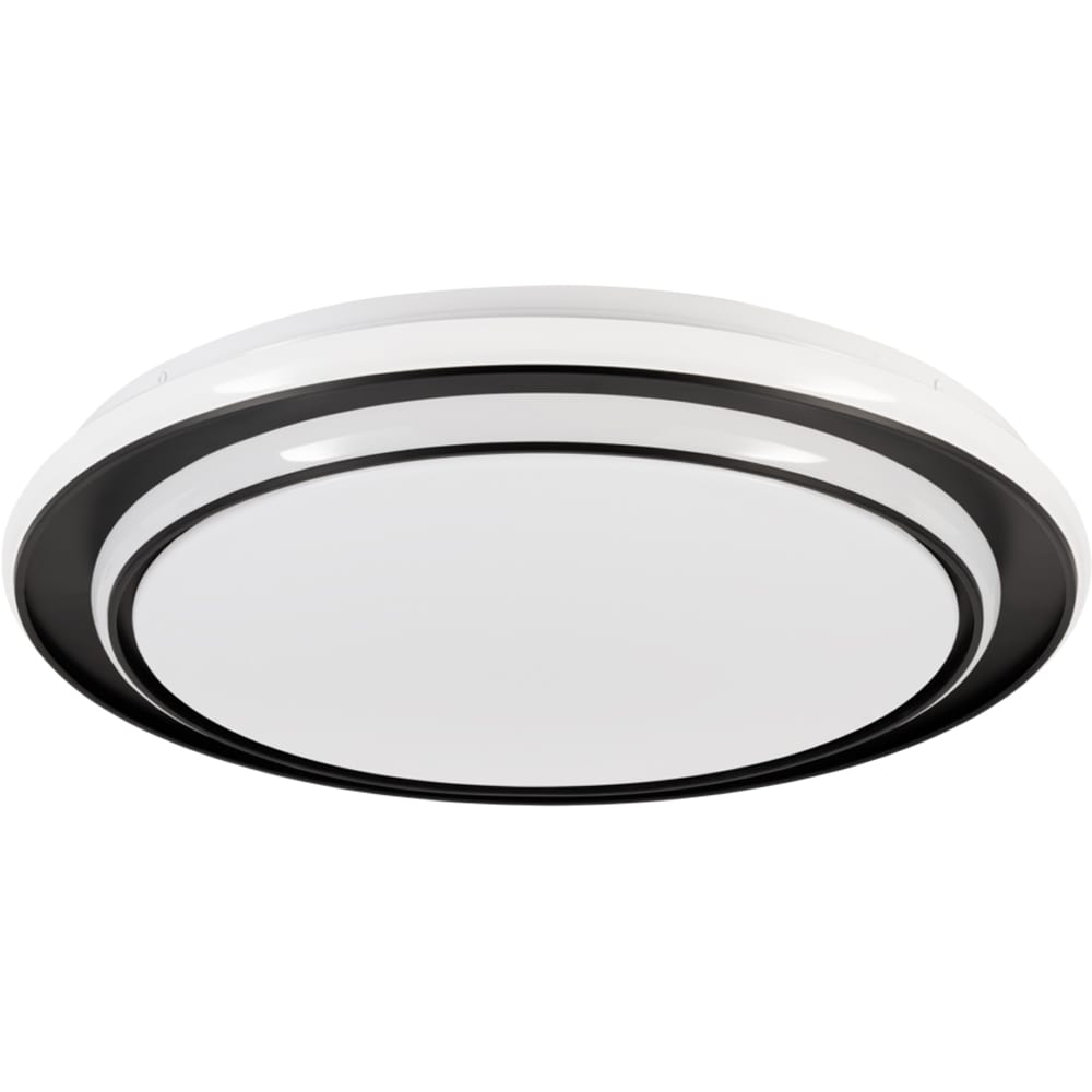 Plafoniera Led EGLO Moschetta, 36W, 4800lm, lumina variabila, IP20, negru-alb