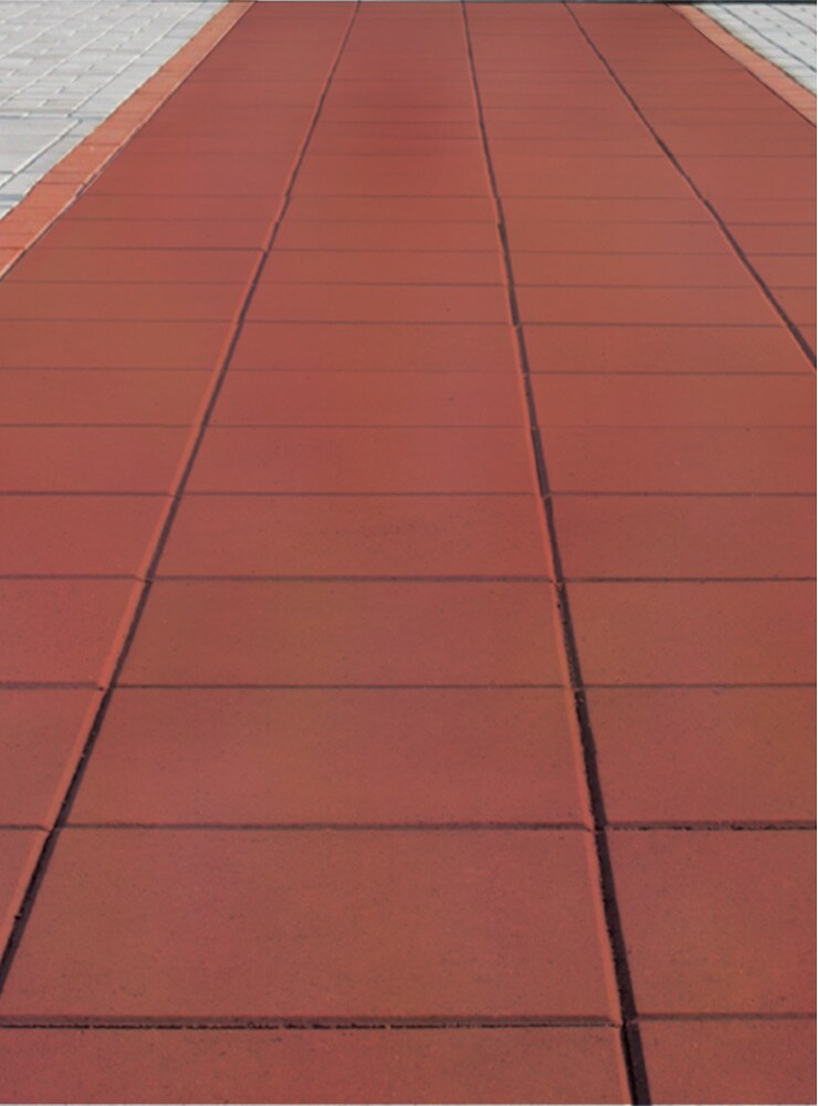 Dala ciment gradina STONE GARDEN, 40 x 40 cm, rosu, 6.25 buc/mp