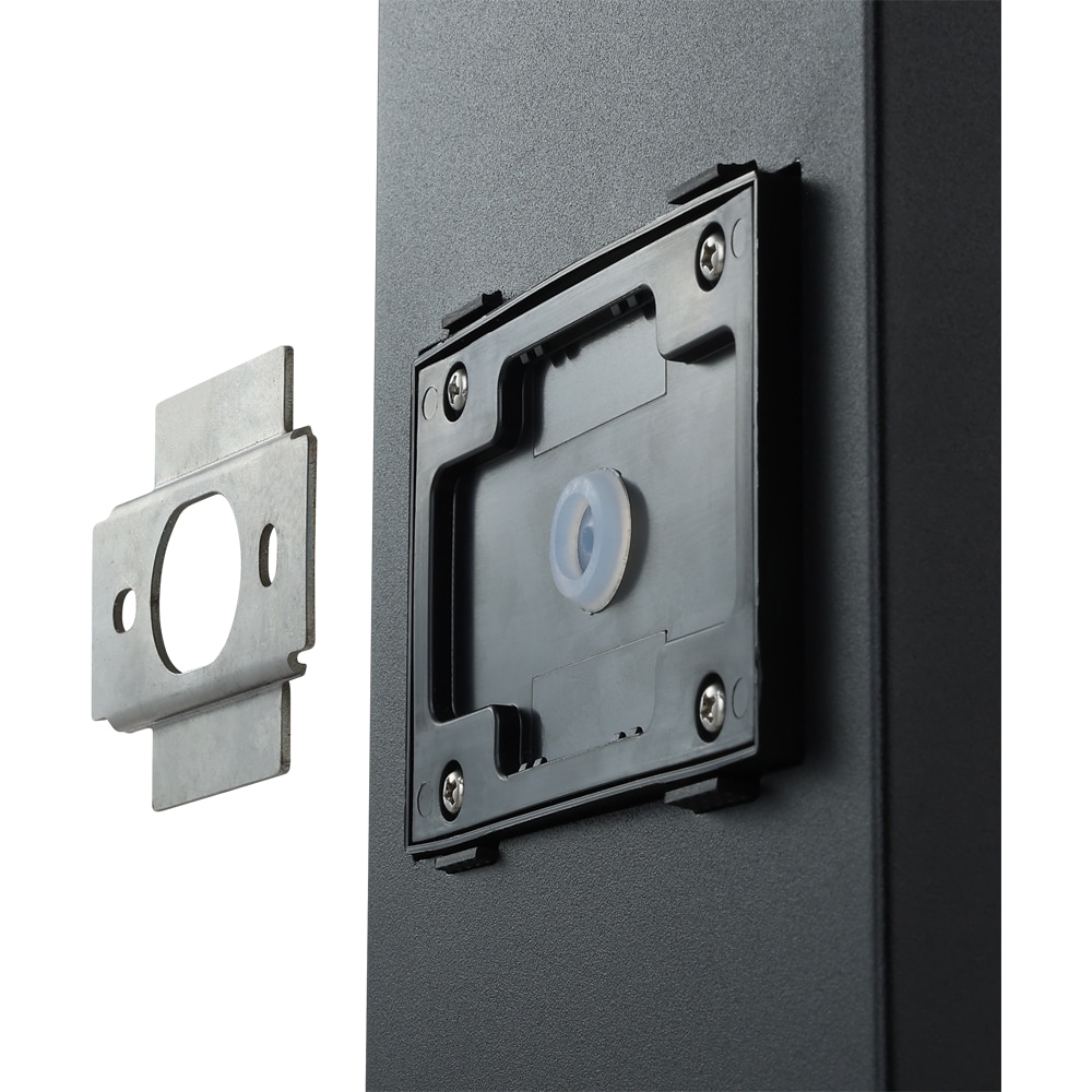 Aplica exterior EGLO Briscola, LED, CCT, 2x4W, 1020lm, IP44, negru