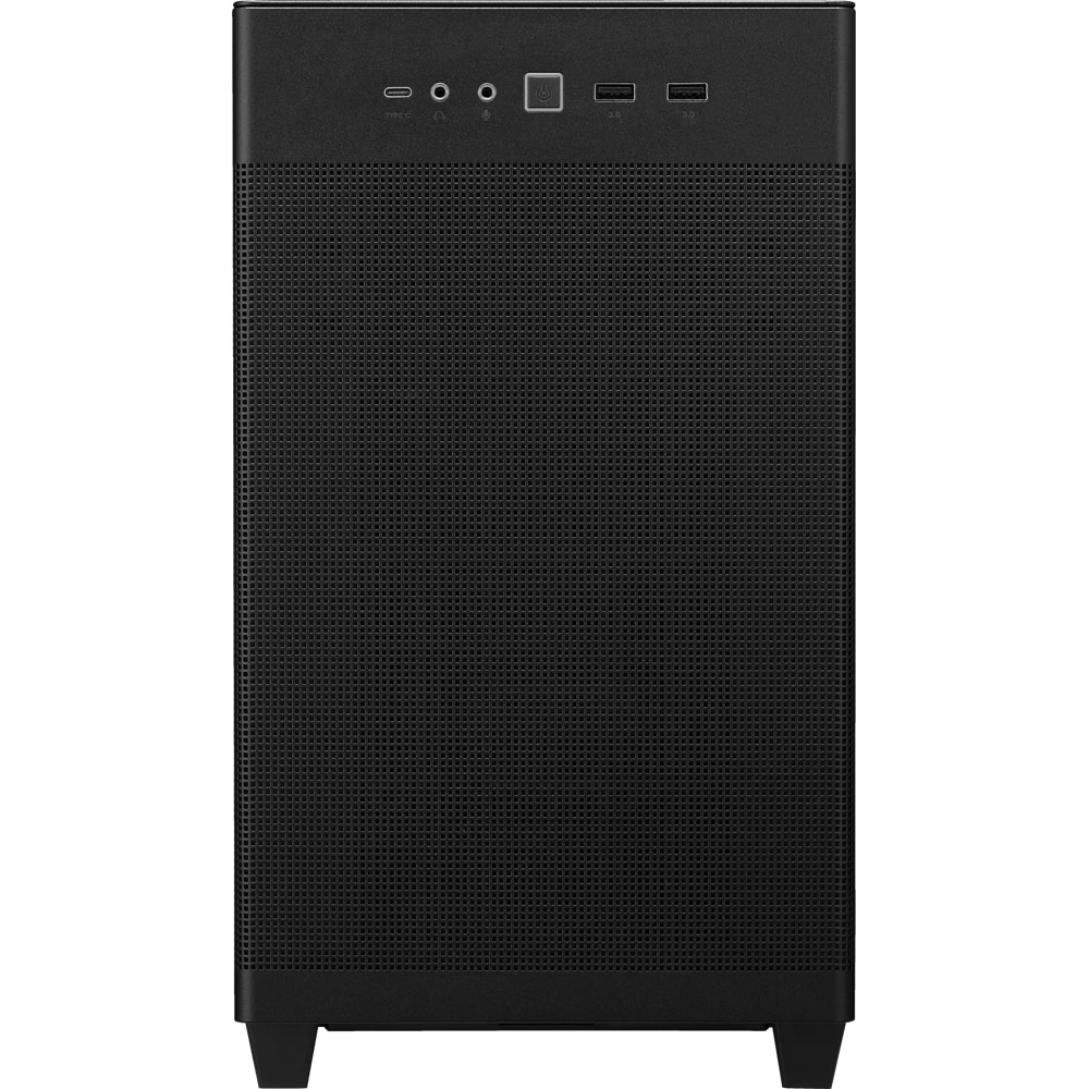 Carcasa PC ASUS PRIME AP201(Tempered Glass), USB 3.2 Gen1, Fara sursa, negru