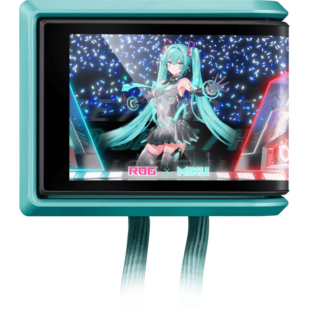 Cooler procesor cu racire lichida ASUS ROG RYUO IV 360 ARGB Hatsune Miku Edition, 3x120mm, 90RC01P1-B0EAY0
