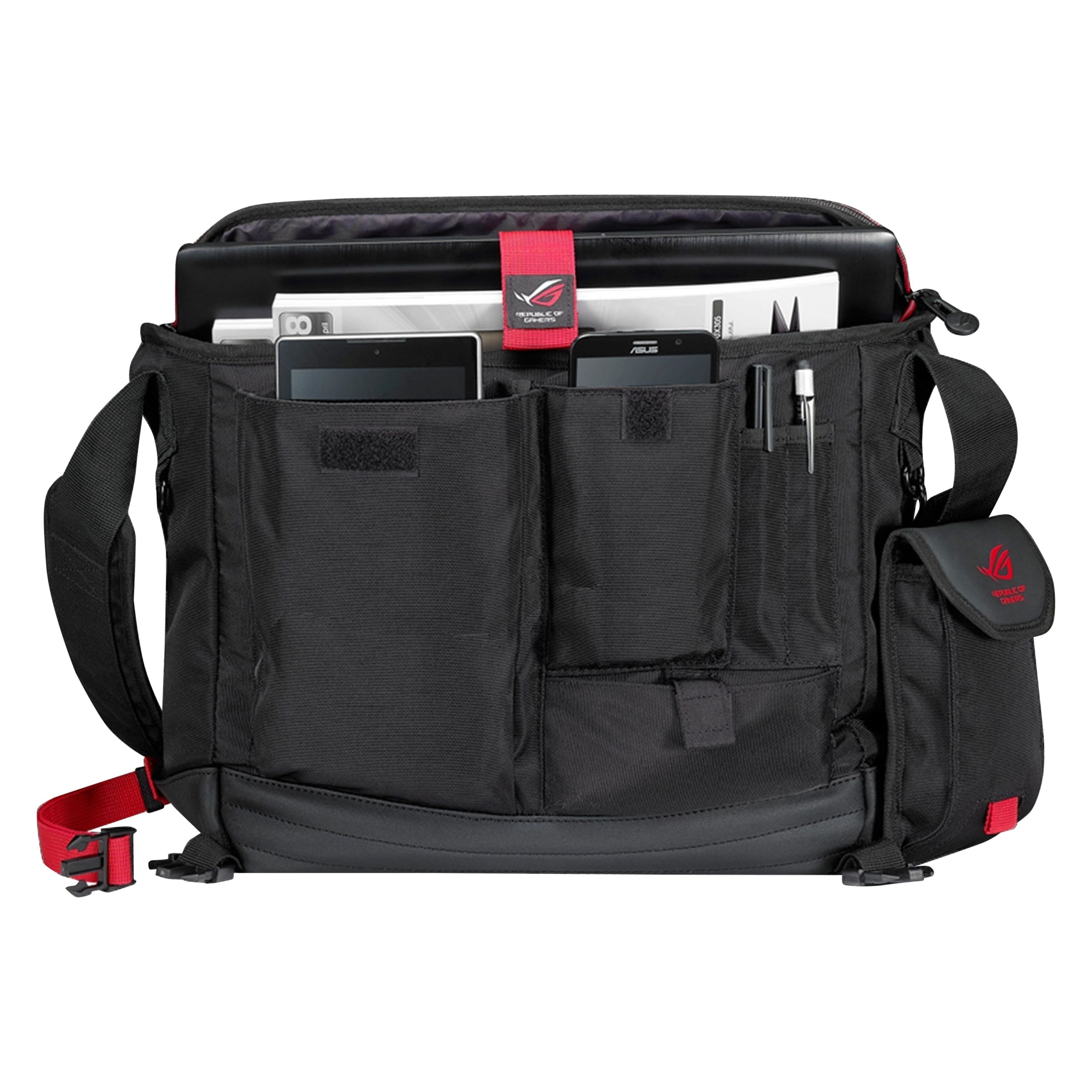 Geanta laptop ASUS ROG Ranger Messenger, 15.6", negru