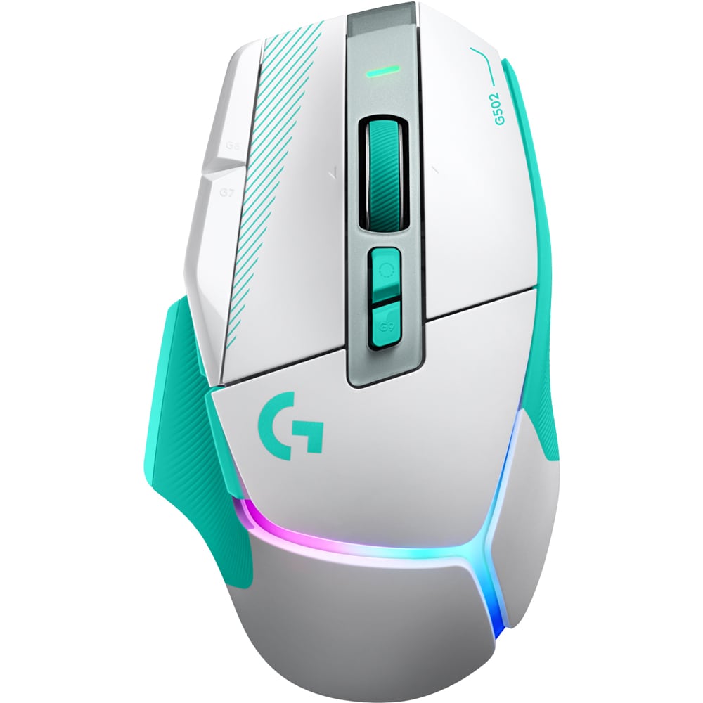 Mouse Gaming Wireless LOGITECH G502 X Plus, 25.600 dpi, verde
