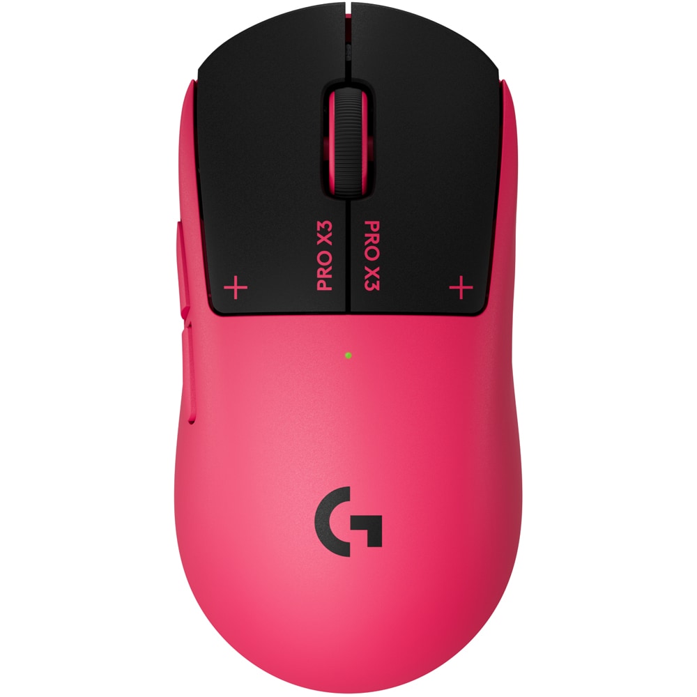 Mouse Gaming Wireless LOGITECH G Pro X3 Superstrike 910-007827, 44.000 dpi, roz