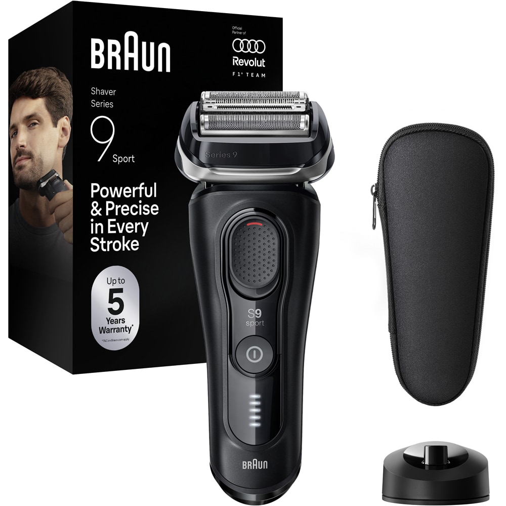 Aparat de ras BRAUN Series 9 9110S, acumulator, autonomie 60 min, negru
