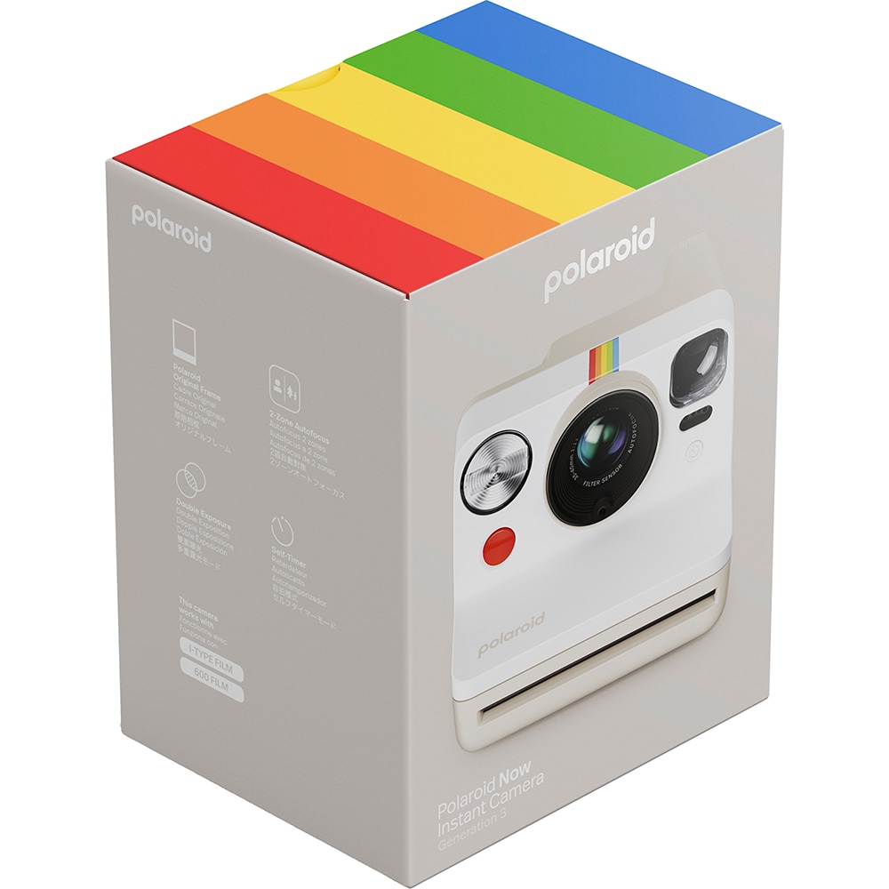 Aparat foto instant POLAROID Now Generation 3, alb