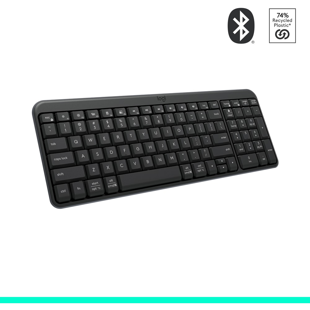 Tastatura Wireless LOGITECH K250, Bluetooth, Layout US, negru