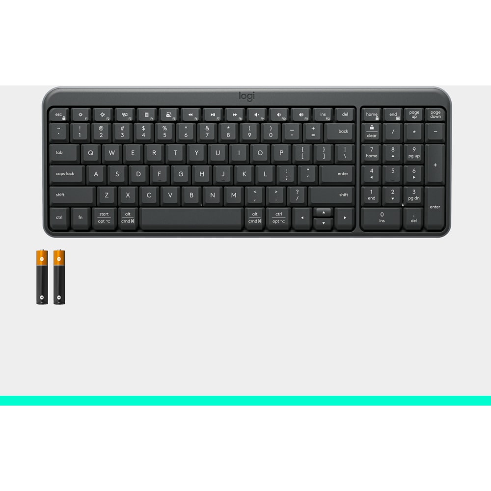 Tastatura Wireless LOGITECH K250, Bluetooth, Layout US, negru