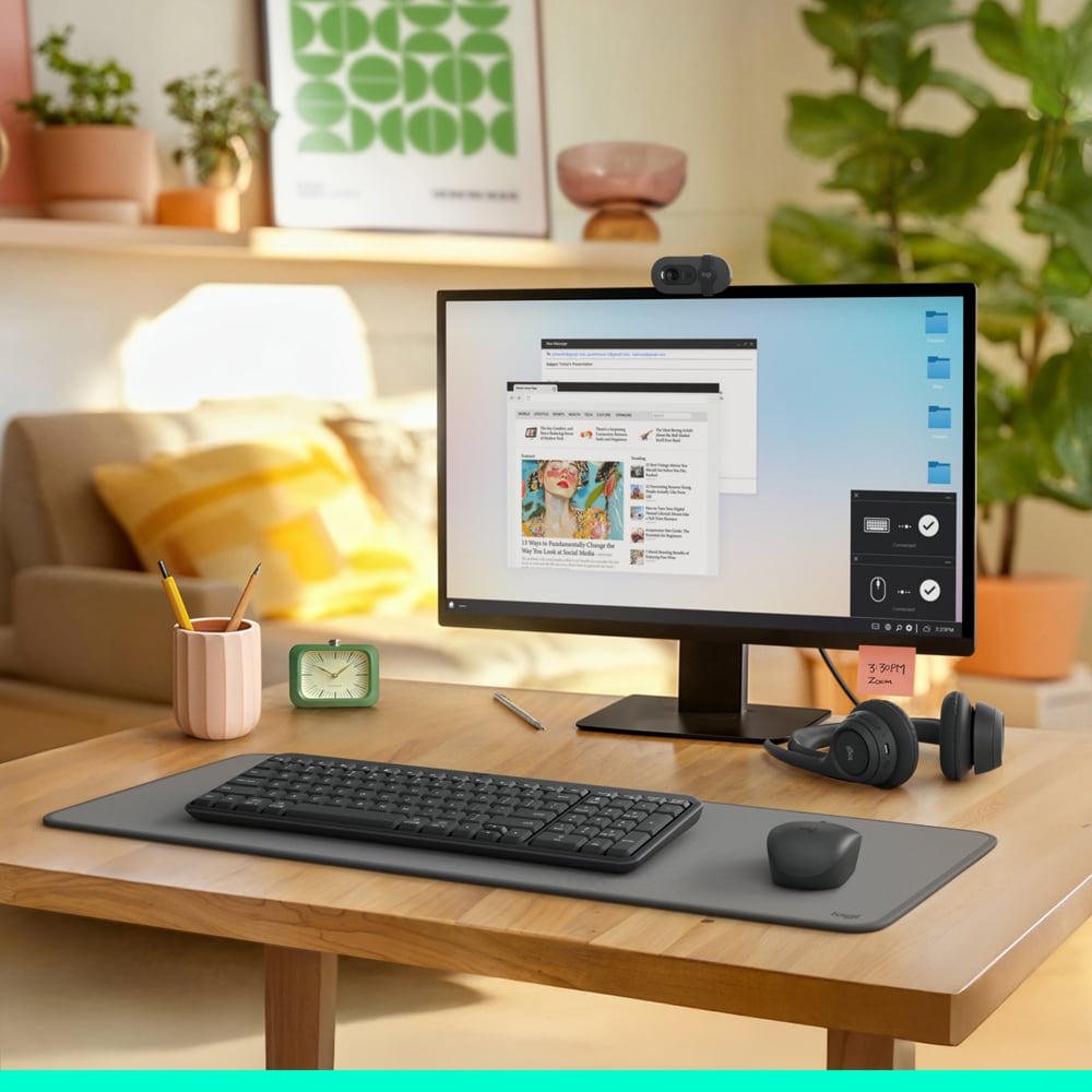 Tastatura Wireless LOGITECH K250, Bluetooth, Layout US, negru