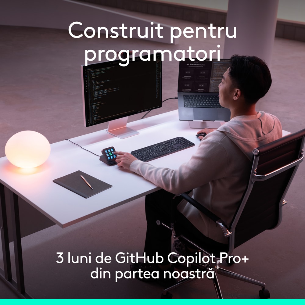 Tastatura LOGITECH MX Keypad, USB, Graphite