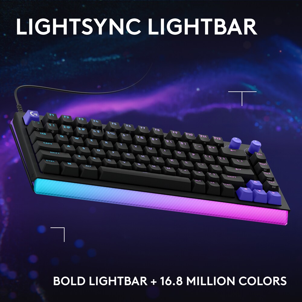 Tastatura Gaming mecanica LOGITECH G512 X 75 Linear, USB, Layout US, negru