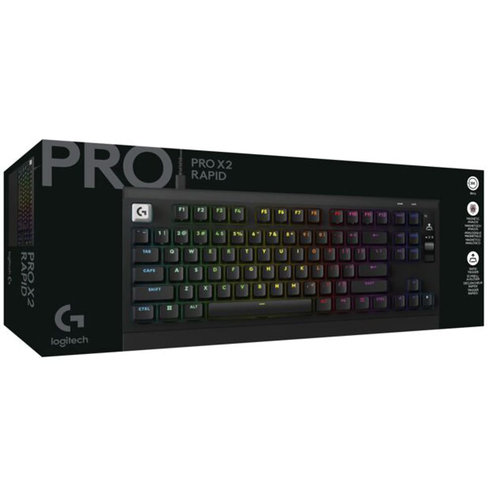 Tastatura Gaming mecanica LOGITECH Pro X2 Rapid, USB, negru