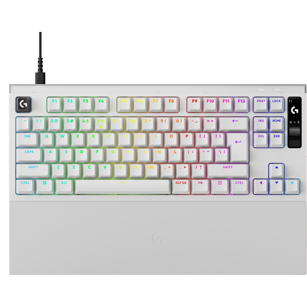 Tastatura Gaming mecanica LOGITECH Pro X2 Rapid, USB, alb