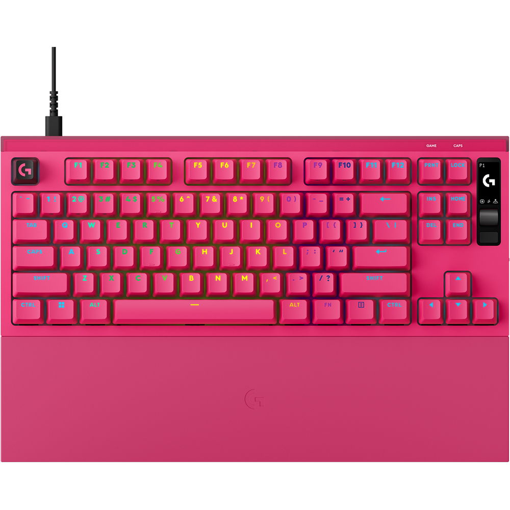 Tastatura Gaming mecanica LOGITECH Pro X2 Rapid, USB, roz