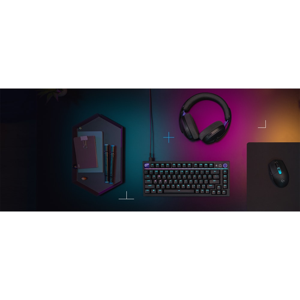 Tastatura Gaming mecanica LOGITECH G316 X 75, USB, Layout US, negru