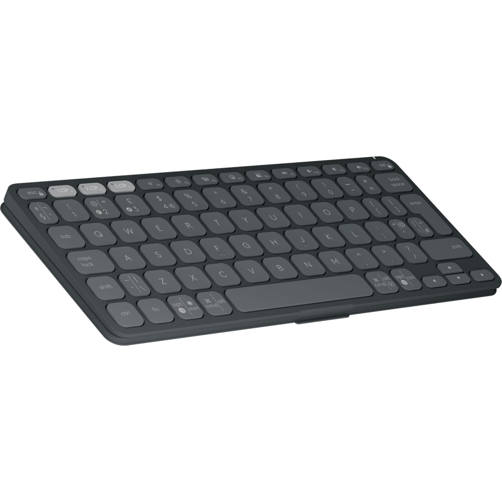 Tastatura Wireless LOGITECH KEYS To Go 2 Multi-Device, Bluetooth, Layout US INT, grafit