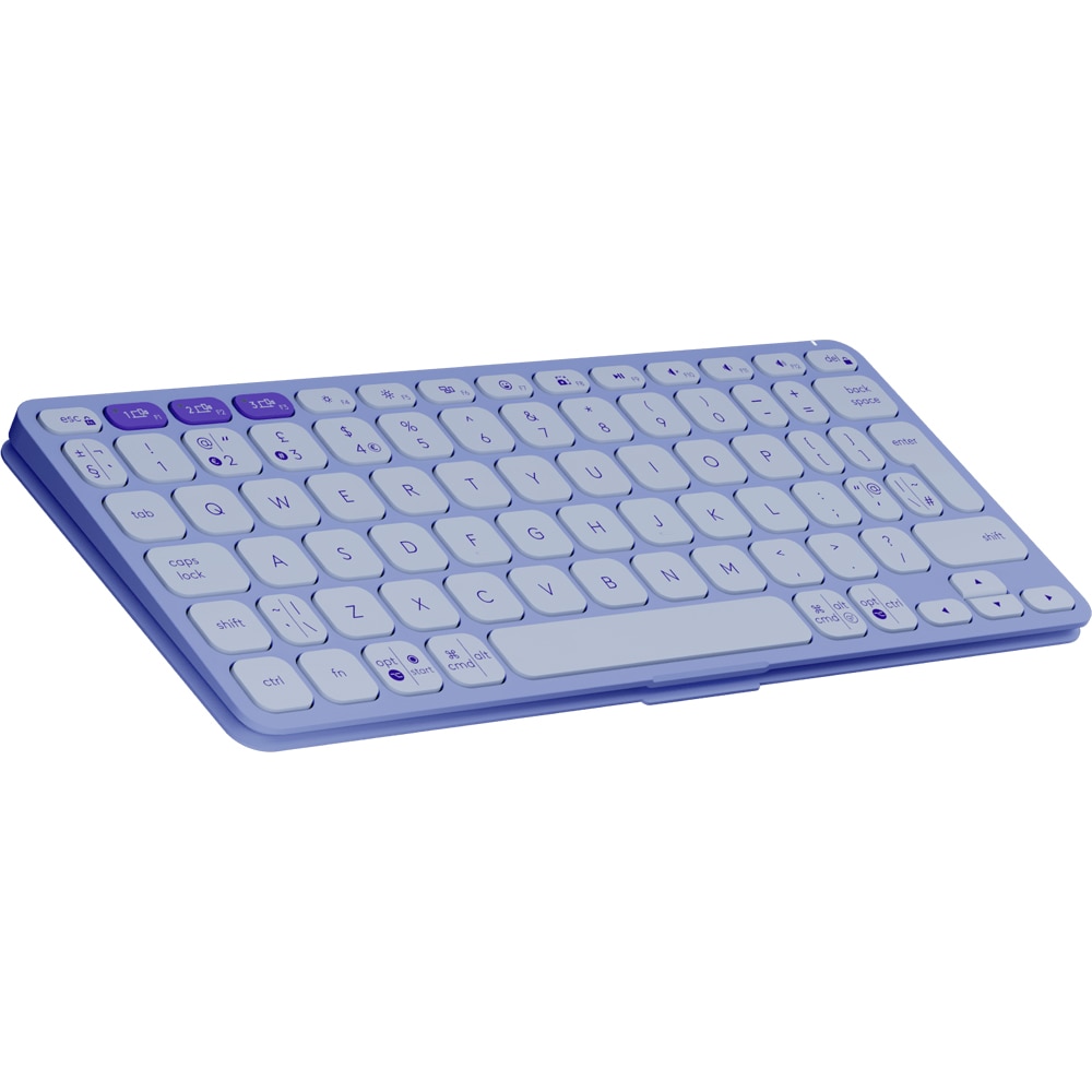 Tastatura Wireless LOGITECH KEYS To Go 2 Multi-Device, Bluetooth, Layout US INT, lila