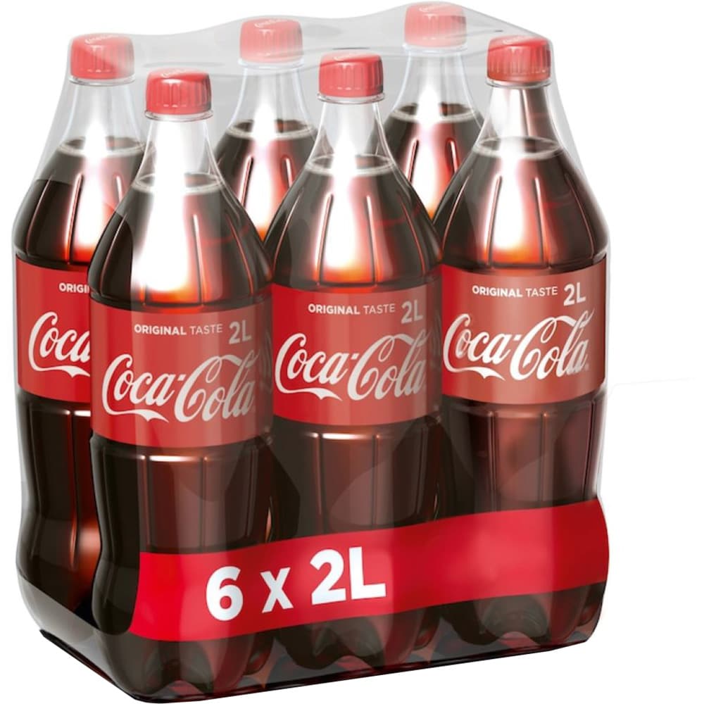 Bautura racoritoare carbogazoasa COCA-COLA bax 2L x 6 sticle