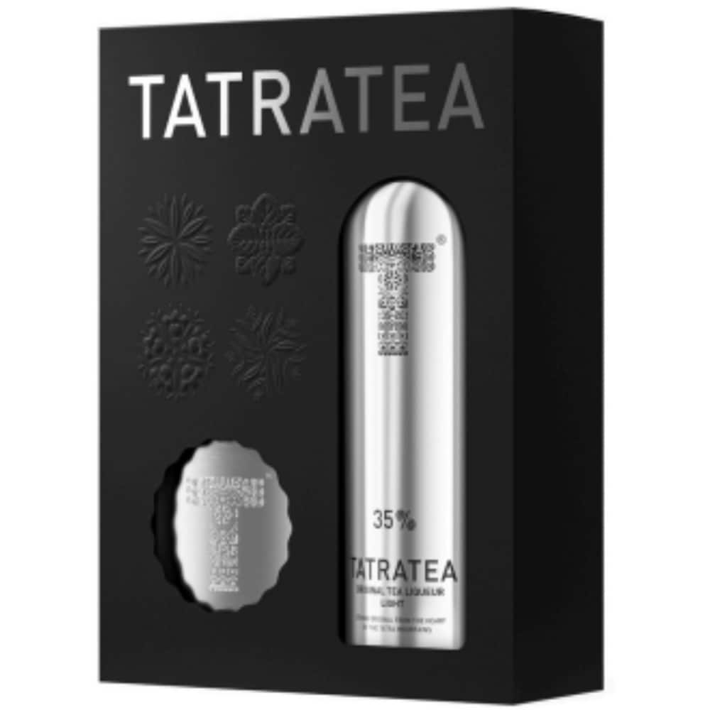 Set Lichior Tatratea 35, 0.7L + Flask
