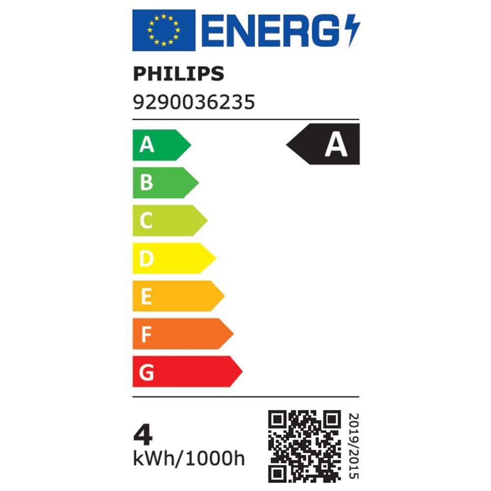 Bec LED filament PHILIPS, A60, E27, 4W, 2700K, 840lm, lumina calda