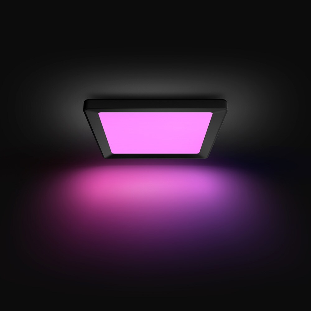 Plafoniera LED PHILIPS HUE Tento, LED RGB, 16W, 1340 lm, IP20, 2000-6500 K, aluminiu plastic, negru