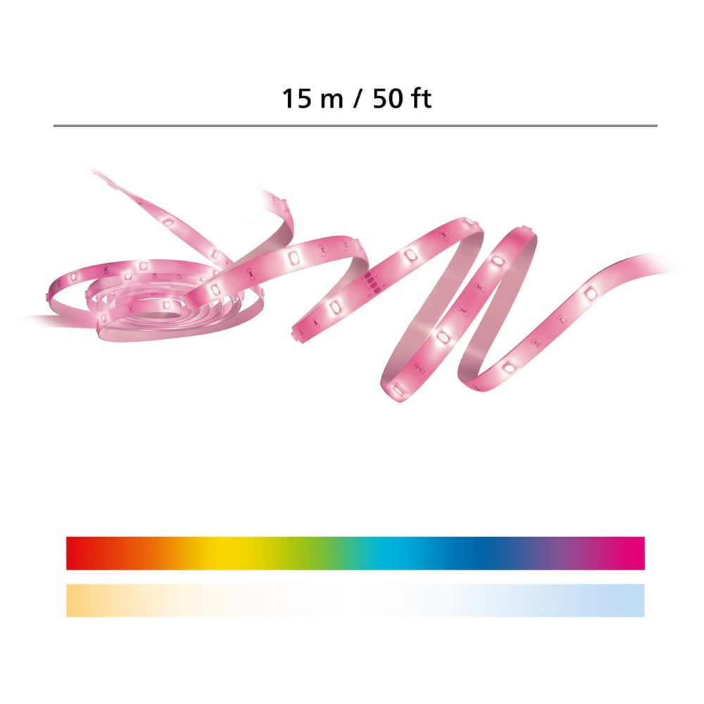 Banda LED Smart PHILIPS, RGB, 22W, 3800lm, 2 x 15 m