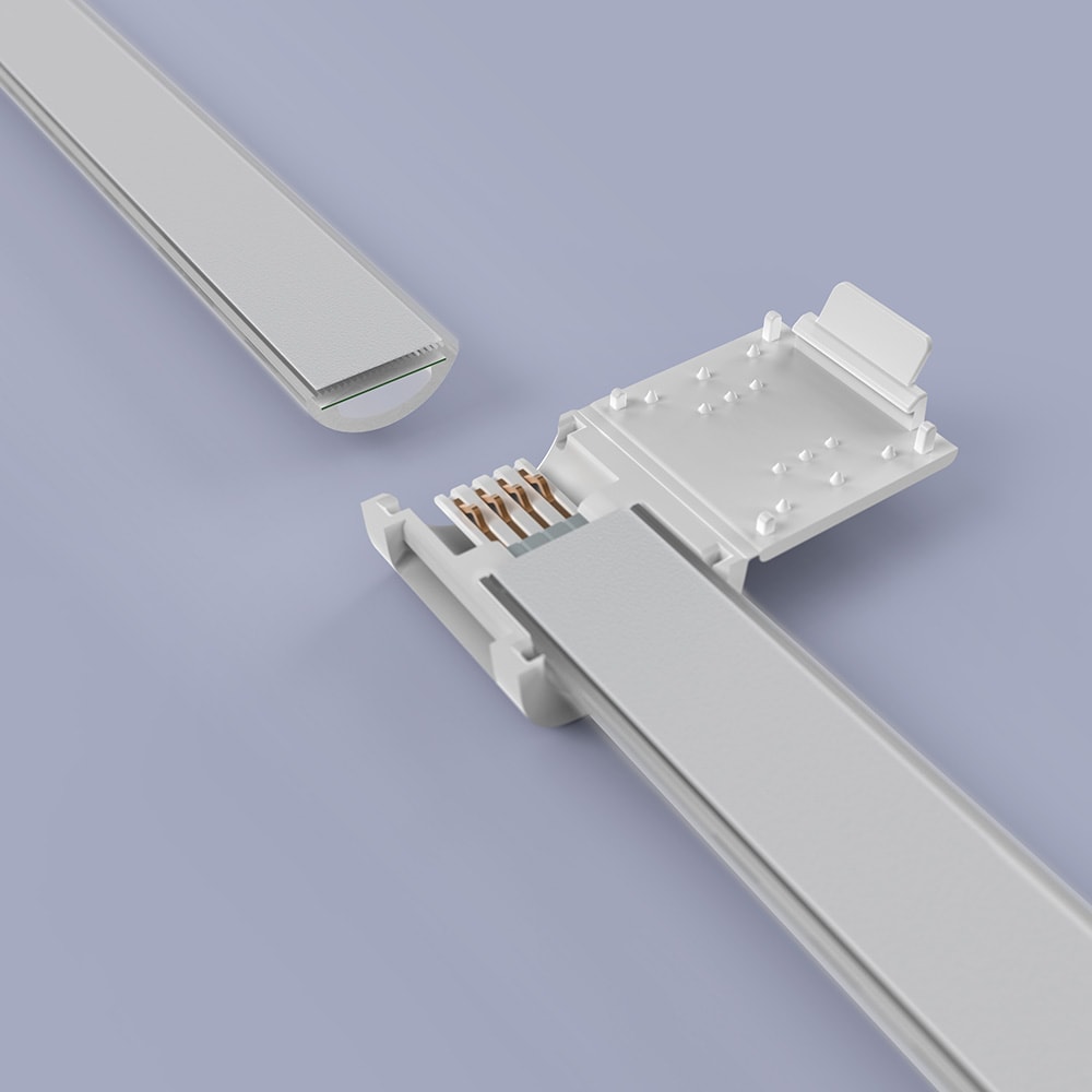 Set 4 conectori PHILIPS Hue, 4 x 8.9 x 9 cm, IP20, plastic, alb