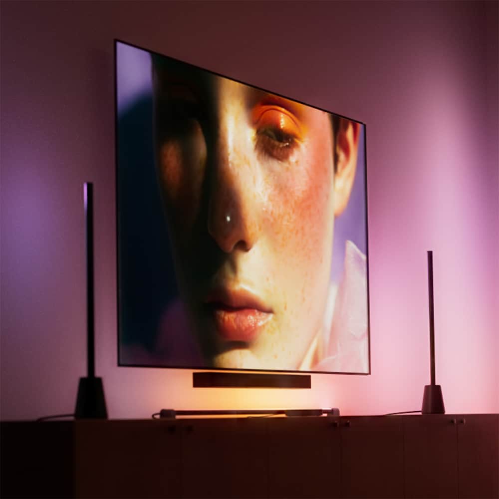 Accesoriu pentru sistemul de iluminat Sync Box Play HDMI PHILIPS HUE, 4K Home Theater, 60Hz, negru