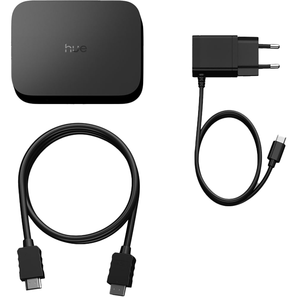Accesoriu pentru sistemul de iluminat Sync Box Play HDMI PHILIPS HUE, 4K Home Theater, 60Hz, negru
