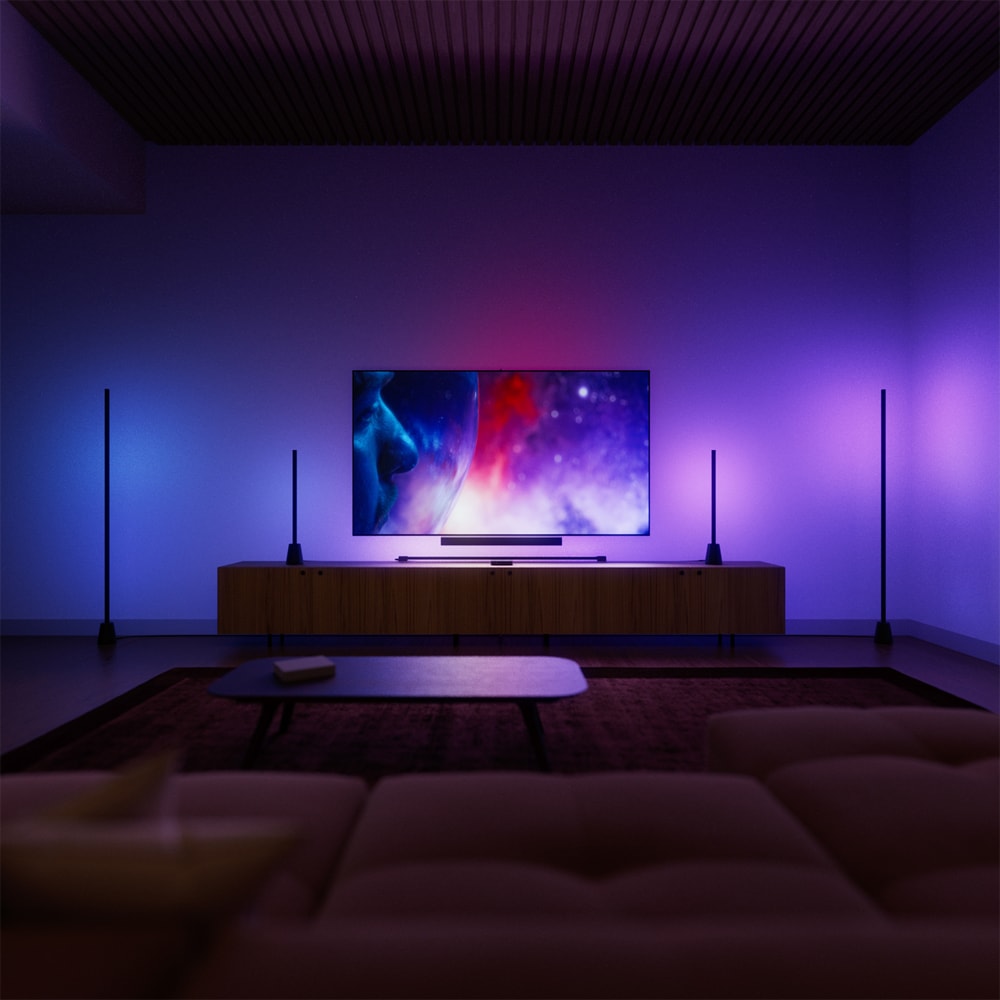 Accesoriu pentru sistemul de iluminat Sync Box Play HDMI PHILIPS HUE, 4K Home Theater, 60Hz, negru