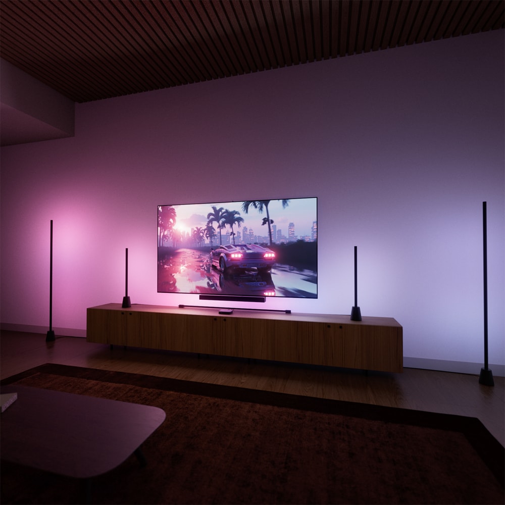 Accesoriu pentru sistemul de iluminat Sync Box Play HDMI PHILIPS HUE, 4K Home Theater, 60Hz, negru