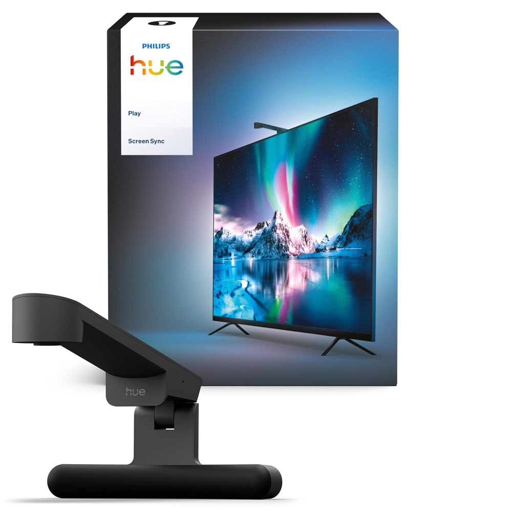 Accesoriu pentru sistemul de iluminat Hue Play Screen Sync TV HDMI PHILIPS HUE, 4K, negru