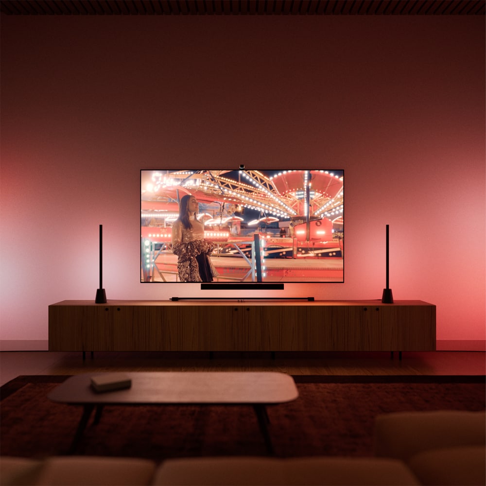 Accesoriu pentru sistemul de iluminat Hue Play Screen Sync TV HDMI PHILIPS HUE, 4K, negru