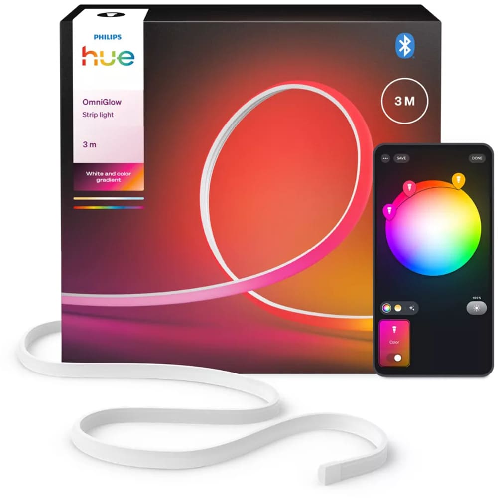 Banda LED Smart PHILIPS Hue OmniGlow, ZigBee, RGB, 40W, 1000lm, 3m