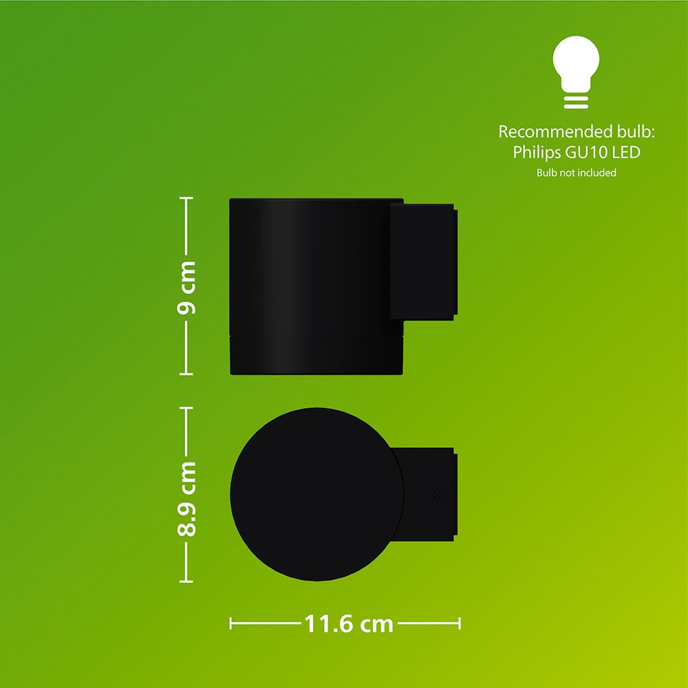 Lampa solara Philips Fylx, 5W, IP44, plastic, negru