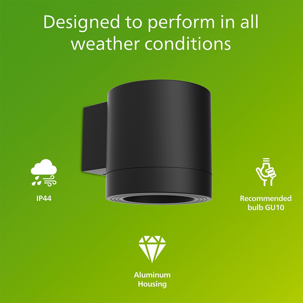 Lampa solara Philips Fylx, 5W, IP44, plastic, negru