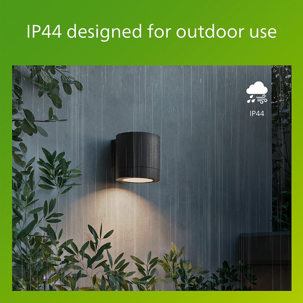 Lampa solara Philips Fylx, 5W, IP44, plastic, negru