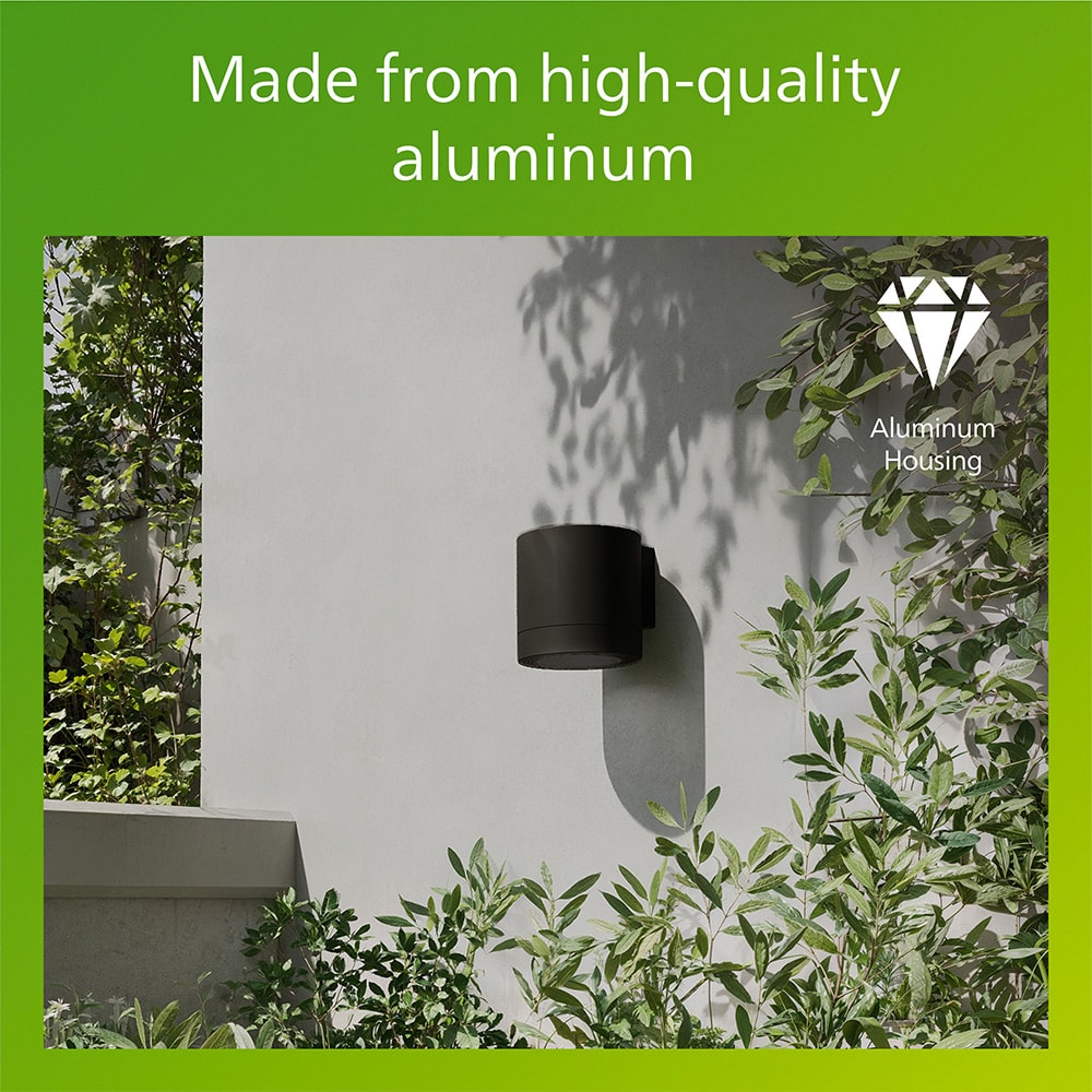 Lampa solara Philips Fylx, 5W, IP44, plastic, negru