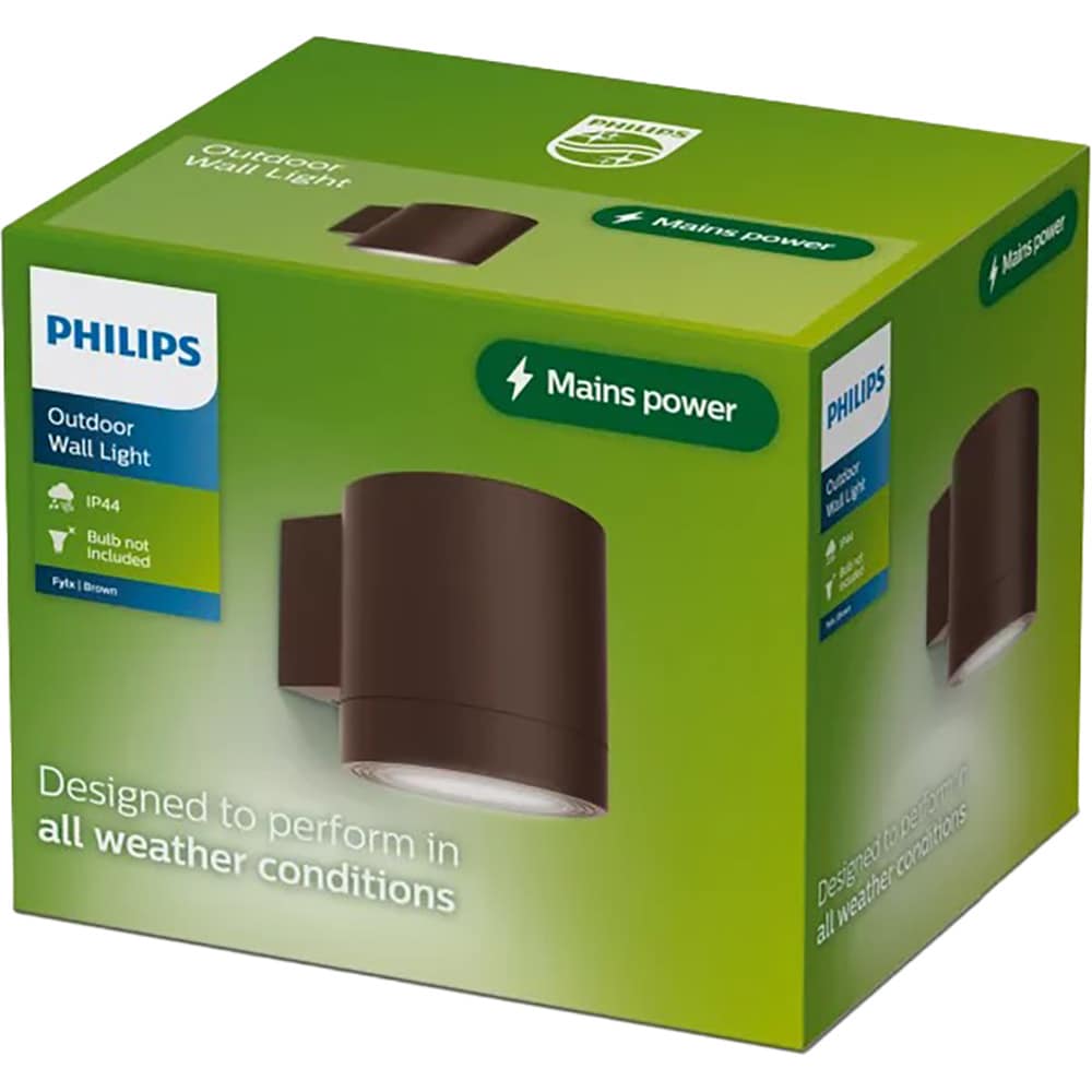 Lampa solara Philips Fylx, 5W, IP44, plastic, negru