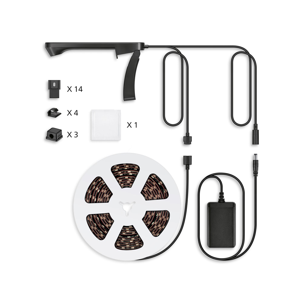 Pachet PHILIPS Smart Screen Sync, camera + banda LED RGB, pentru TV 40-50", 15W, 200lm, 2.7 m