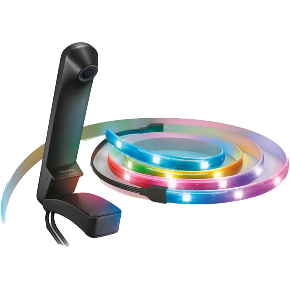 Pachet PHILIPS Smart Screen Sync, camera + banda LED RGB, pentru TV 40-50", 15W, 200lm, 2.7 m