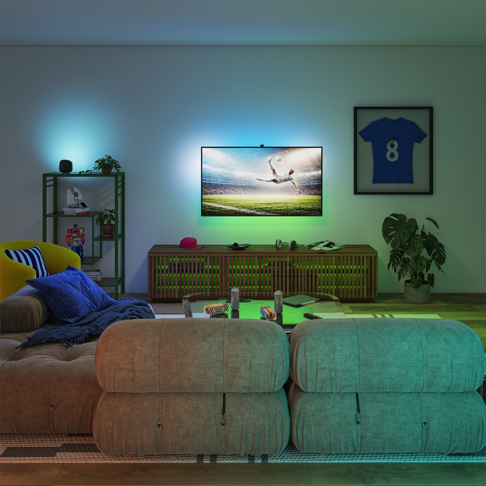 Pachet PHILIPS Smart Screen Sync, camera + banda LED RGB, pentru TV 40-50", 15W, 200lm, 2.7 m