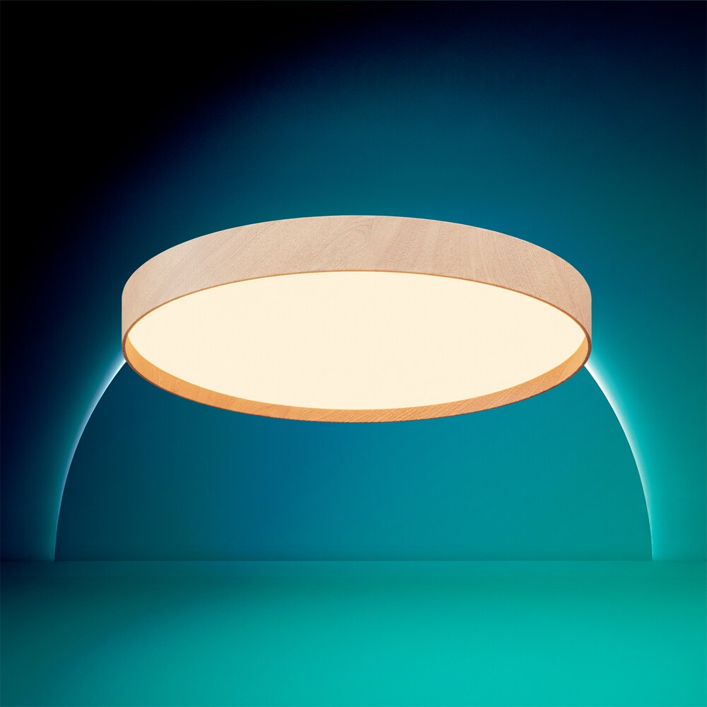 Plafoniera LED PHILIPS Stylique, 24W, 2600lm, IP20, lumina calda, maro