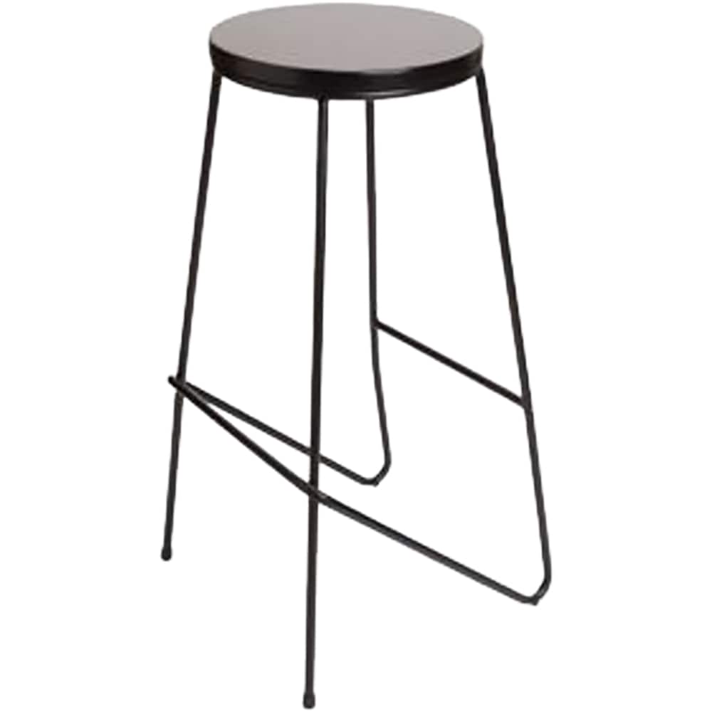Scaun bar Maloux, 41 x 41 x 71 cm, negru