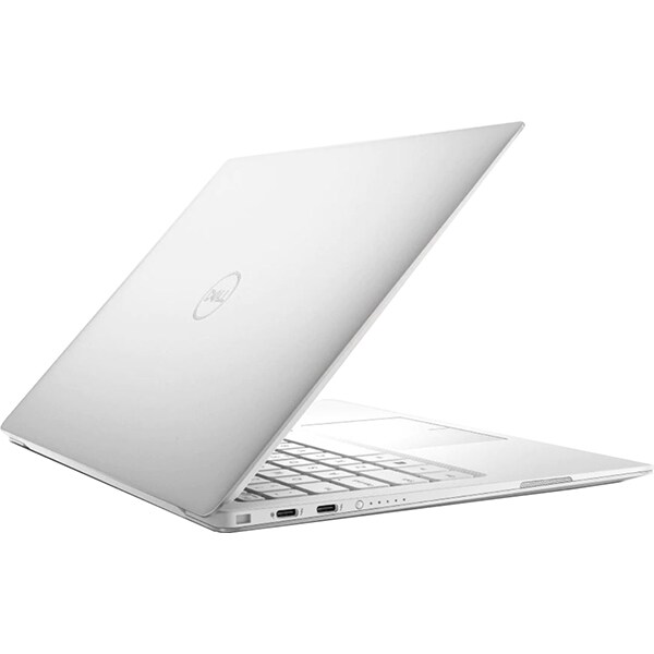 Laptop DELL XPS 13 9380, Intel Core i7-8565U pana la 4.6GHz, 13.3" 4K Touch, 16GB, SSD 512GB, Intel UHD Graphics 620, Windows 10 Pro, alb