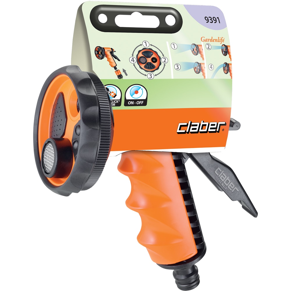 Pistol multifunctional pentru stropit CLABER Ergo 9391, 4 programe