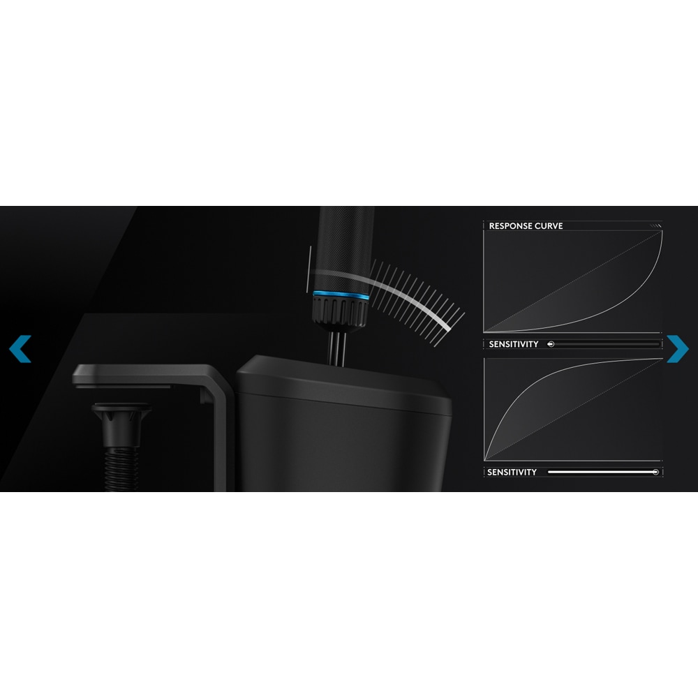 Schimbator viteze si frana de mana LOGITECH G, negru