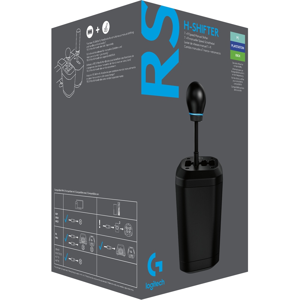 Schimbator viteze si frana de mana LOGITECH G RS H, negru